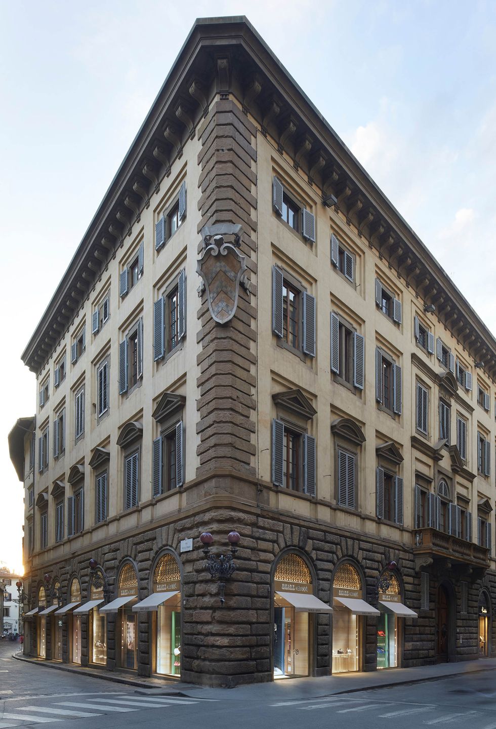 Palazzo Pandolfini sede Giorgio Armani Firenze. 