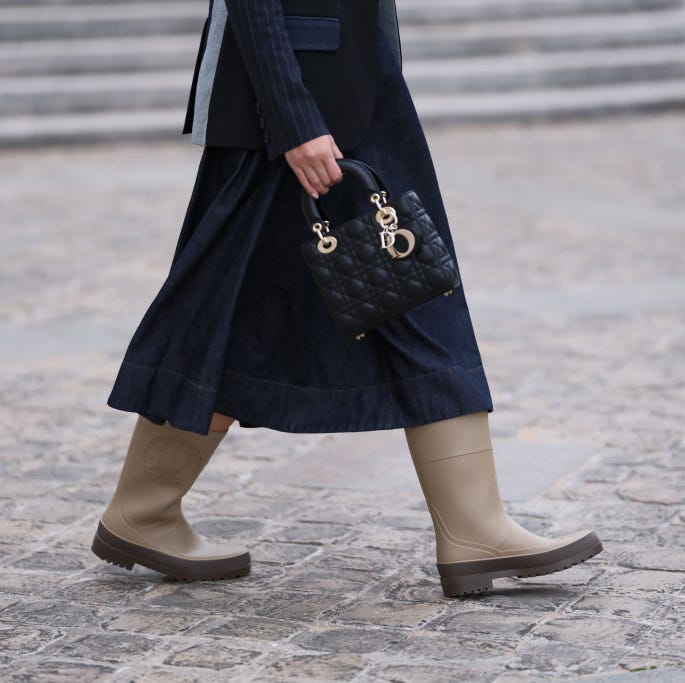 chanel black leather flats