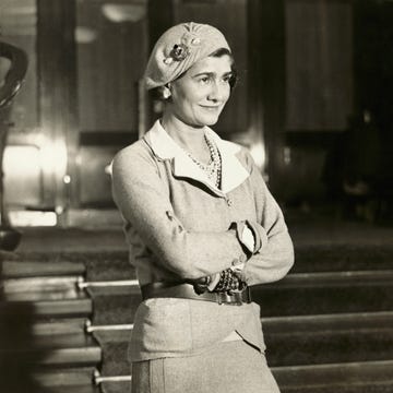 Coco Chanel in Fashionable Clothing