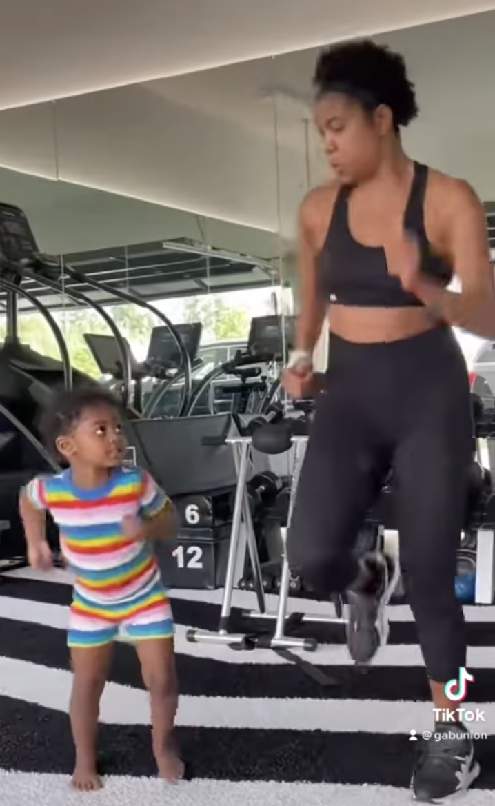 Gabrielle Union Crushes A Mother-Daughter Workout In A New IG Vid