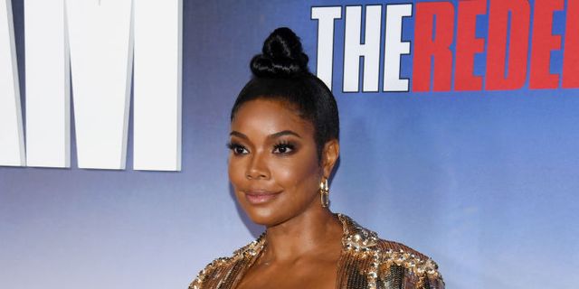Gabrielle Union Shines in a Gold Sequined Minidress and Jacket