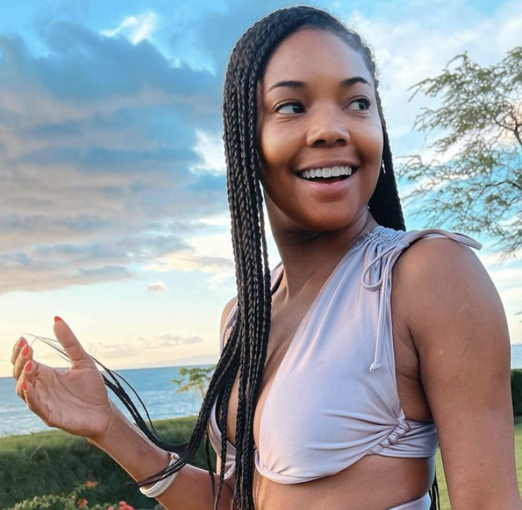 Gabrielle Union 49 Flaunts Her Fit Af Core In New Ig Pics