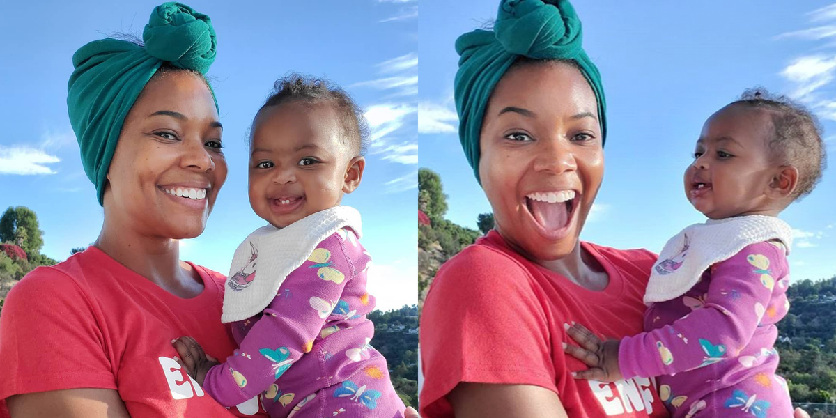 Gabrielle Union Posts Adorable Bare-Faced Video With Baby Kaavia