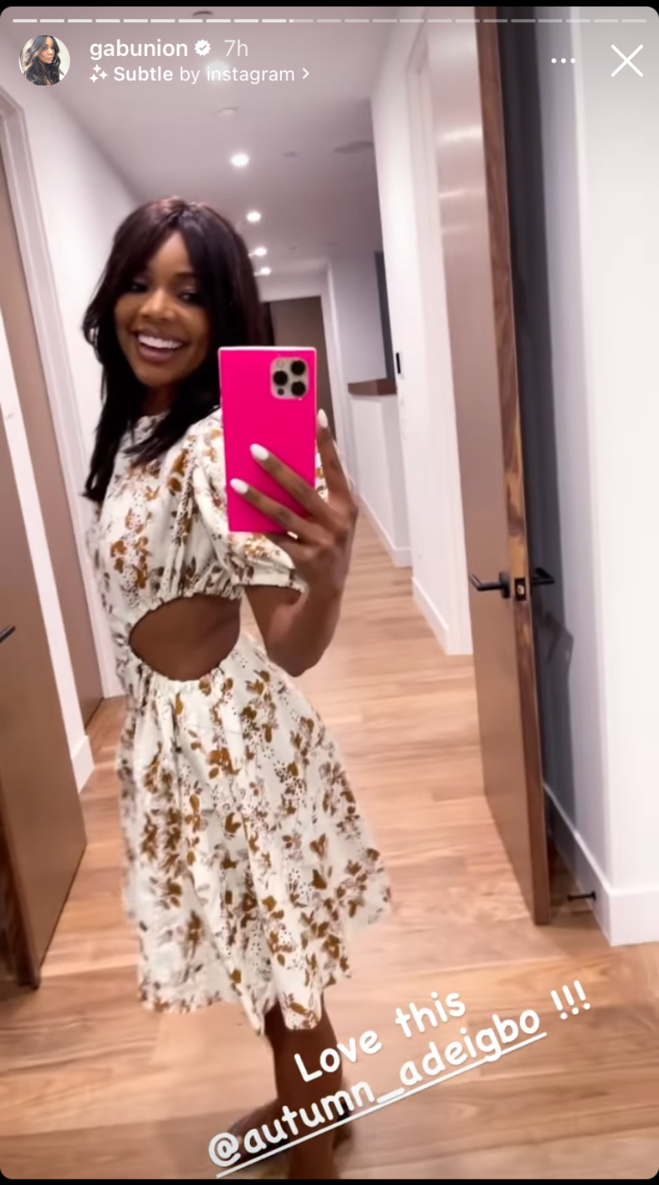 Gabrielle Union goes fully naked to debut her new hairstyle