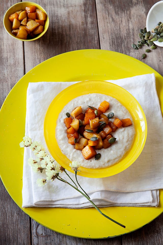 receta de gachas de avena