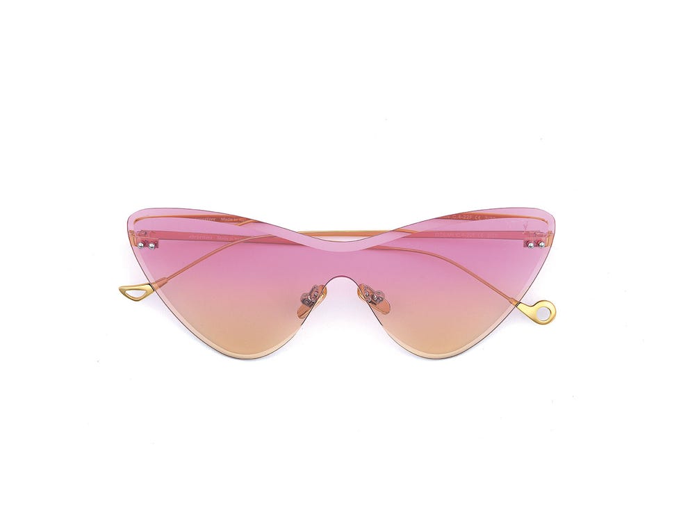 gafas de sol rosas