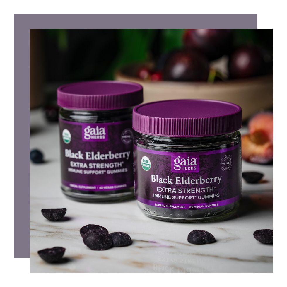 gaia herbs black elderberry immune support gummies