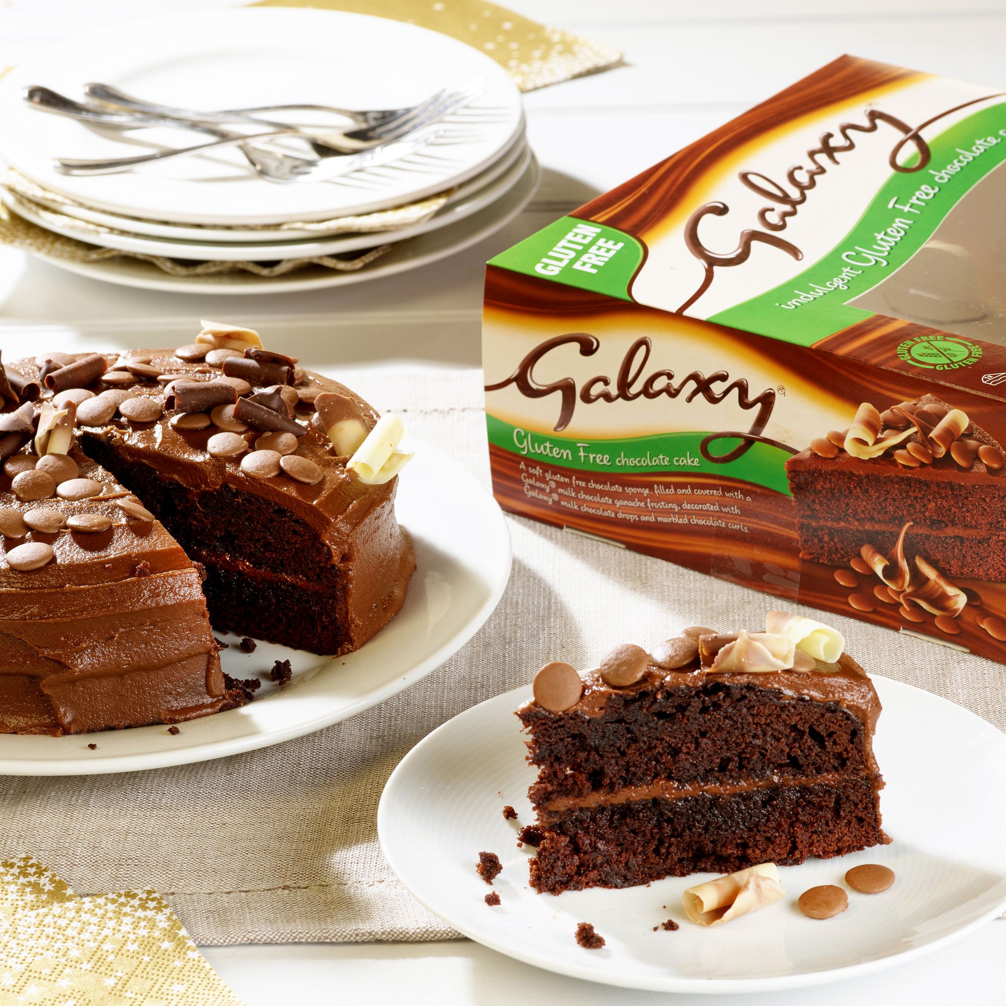 gluten free galaxy chocolate cake