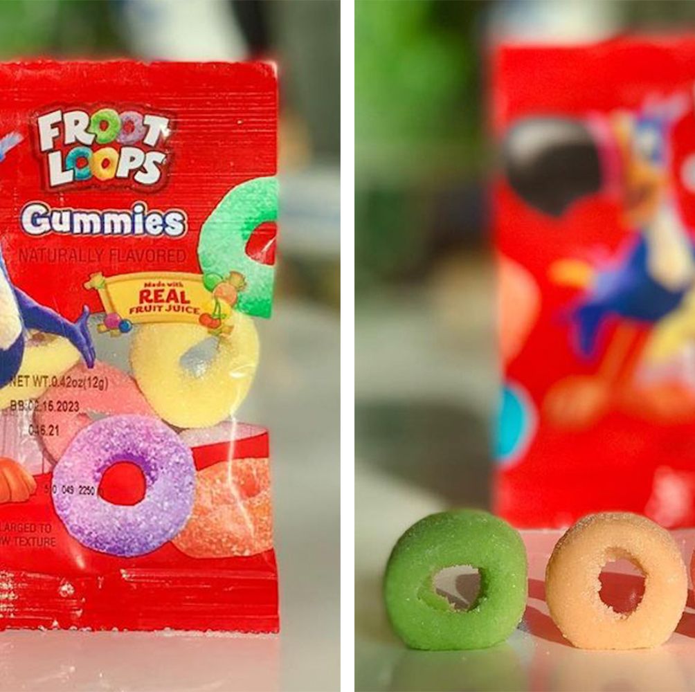 Froot Loops Gummies: Gummy candy inspired by the fruity breakfast cereal.