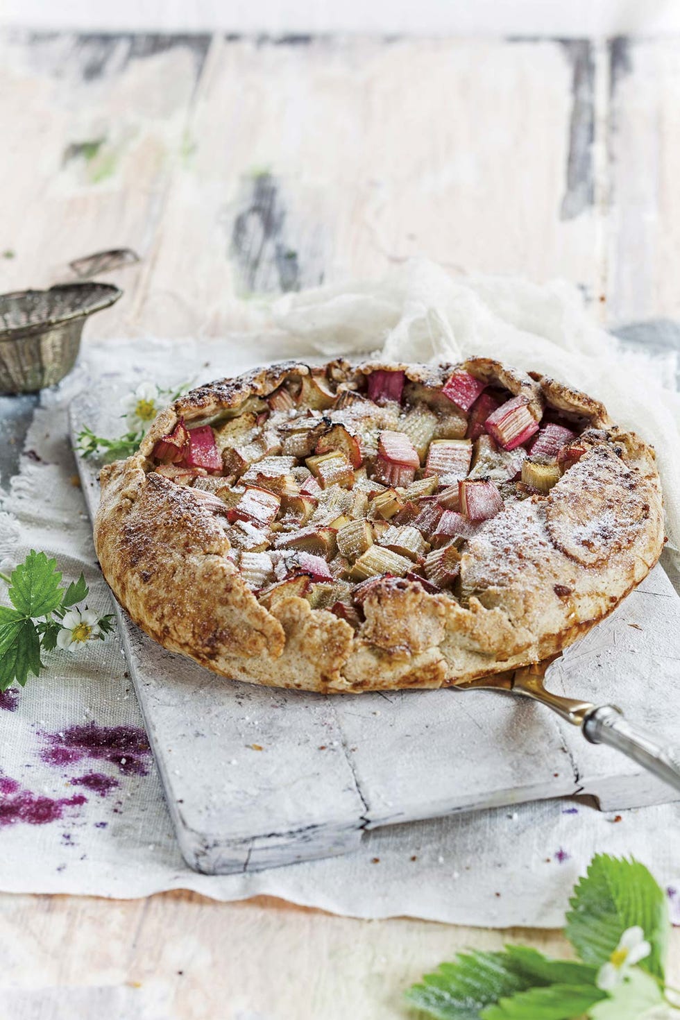 Recetas con sobras: Galette de ruibarbo