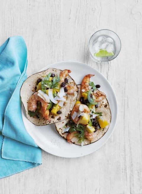 gluten free meals - Shrimp Tacos with Mango and Black Bean Salsa gluten free meals shrimp tacos with mango and black bean salsa