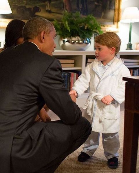 President Barack Obama Meets With Prince George