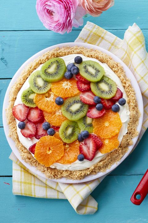 best healthy desserts   fruit cheesecake pie