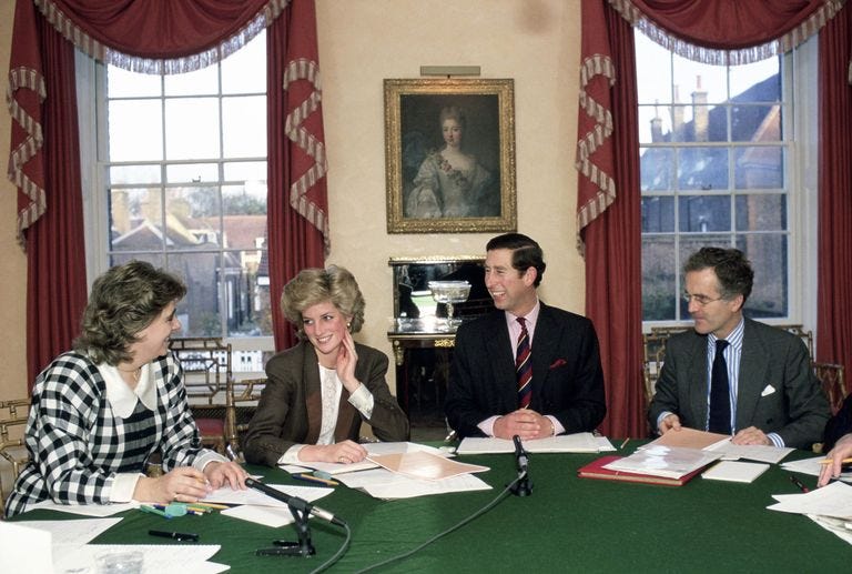 how diana, princess of wales decorated her private quarters in kensington palace