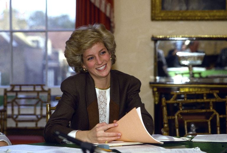 how diana, princess of wales decorated her private quarters in kensington palace