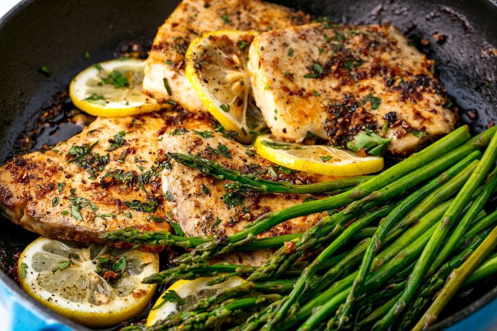Garlicky Lemon Mahi Mahi