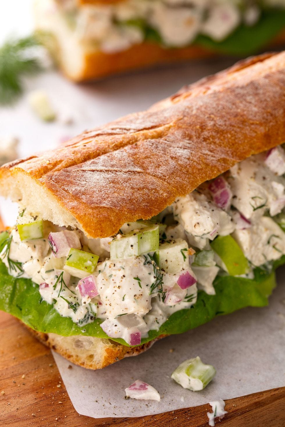 chicken salad sandwiches  delishcom