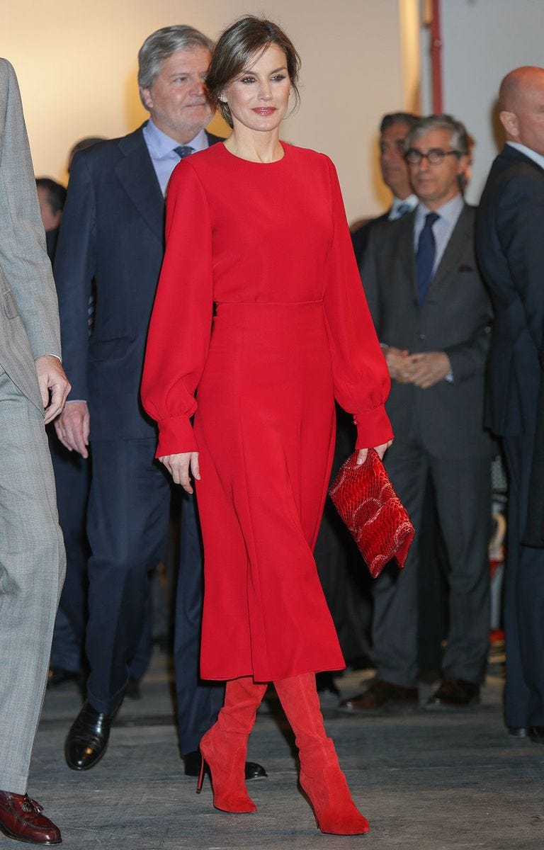 A lo largo de 2018, la reina Letizia ha optado por looks en los que el rojo ha sido el gran protagonista.  Te demostramos por qué el 'red' es el favorito de la mujer de Felipe VI.