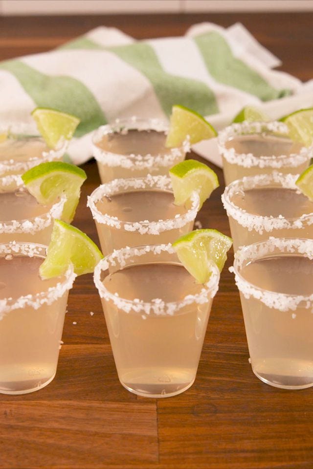 margarita jell o shots