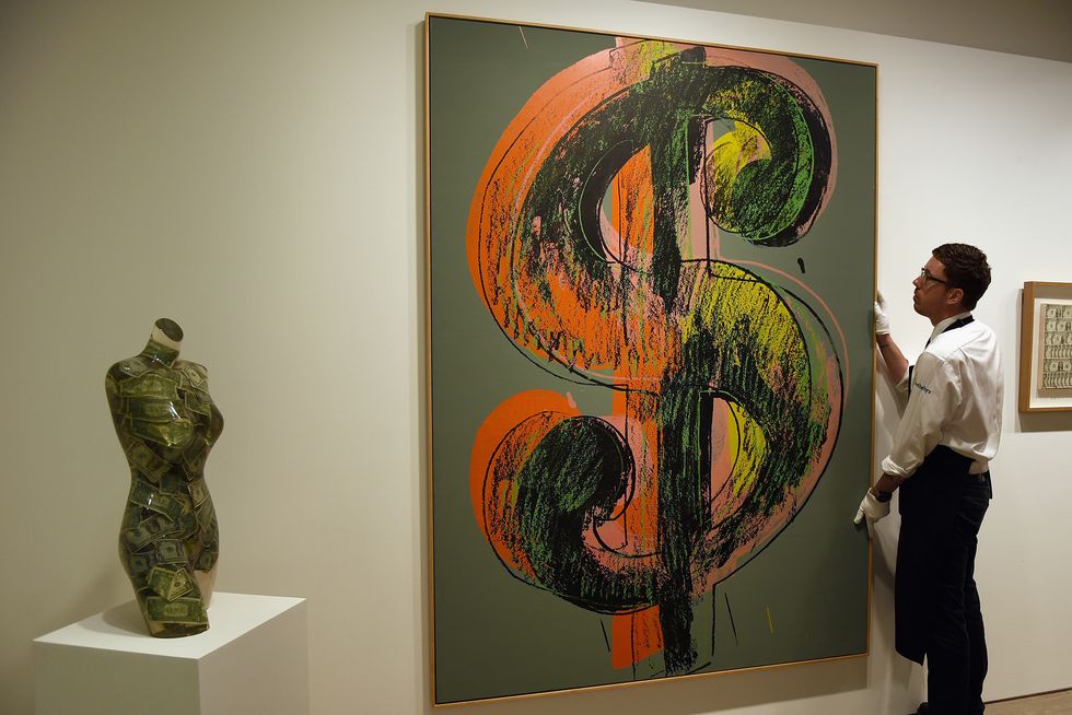 sothebys preview the art of making money collection worth £50million