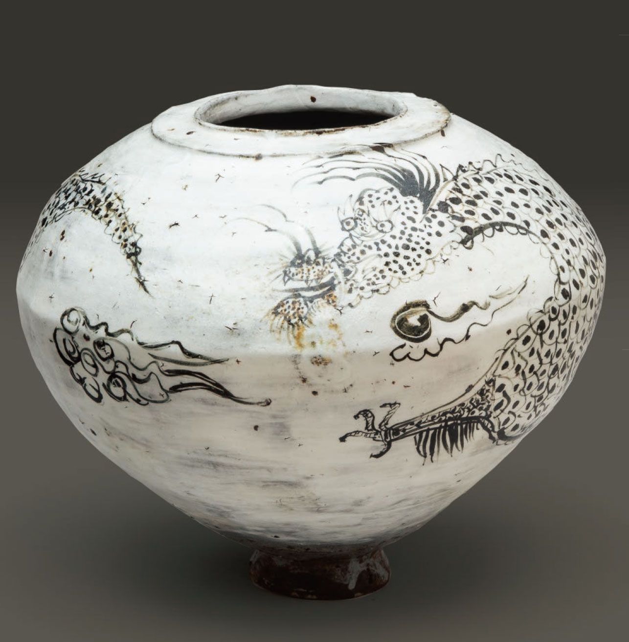 陶芸の置物 日展入選作品
