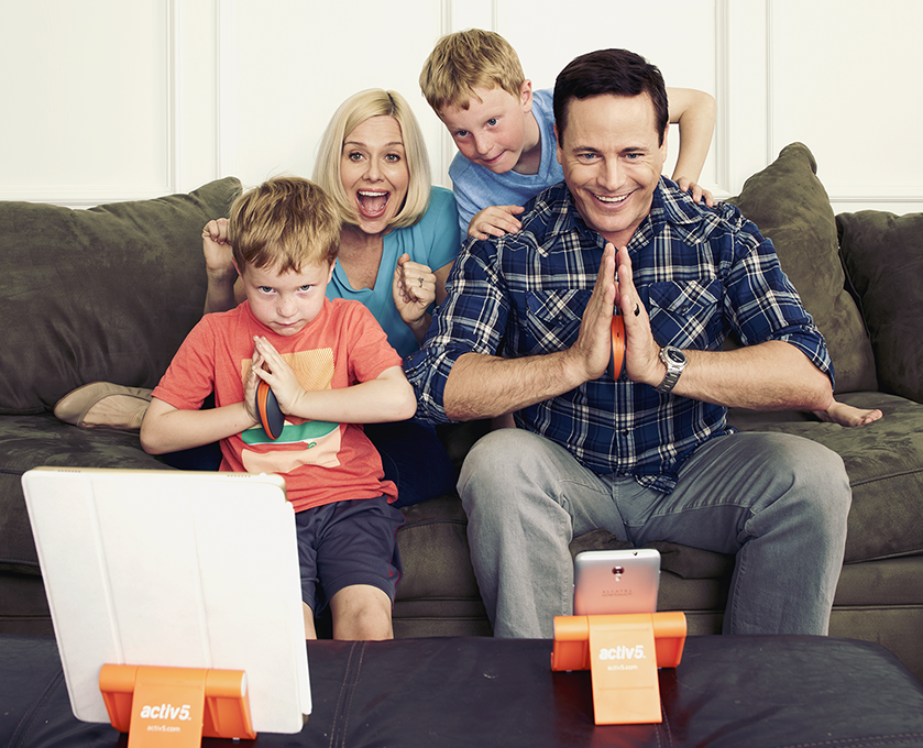 People, Sitting, Child, Fun, Couch, Design, Play, Family pictures, Electronic device, Room, 