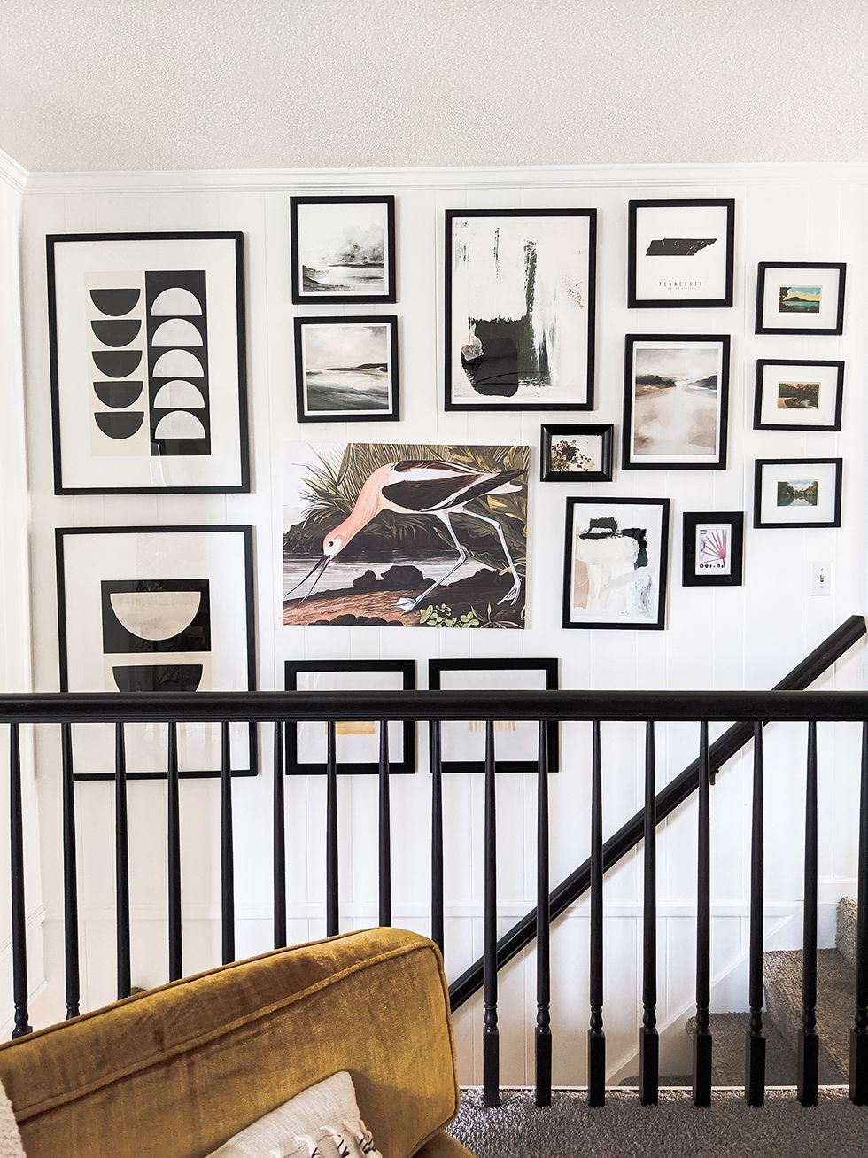 How To Create A Gallery Wall Using Old Picture Frames - Thirty Eighth Street