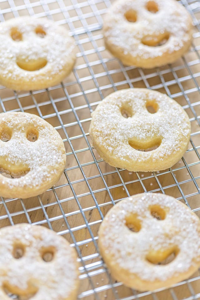 galletas al horno con carita smiley