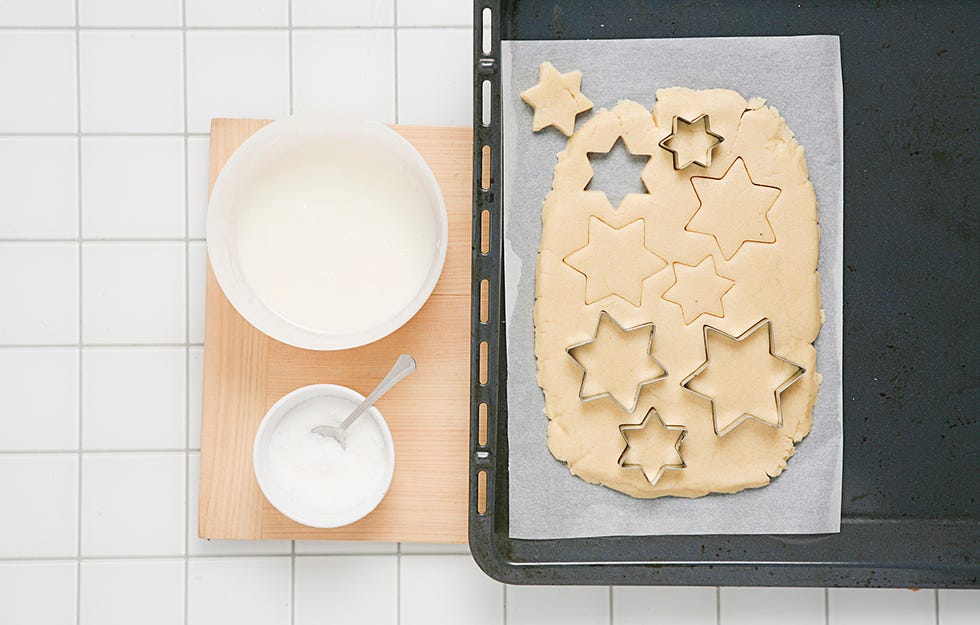 cómo hacer galletas de navidad con forma de estrella
