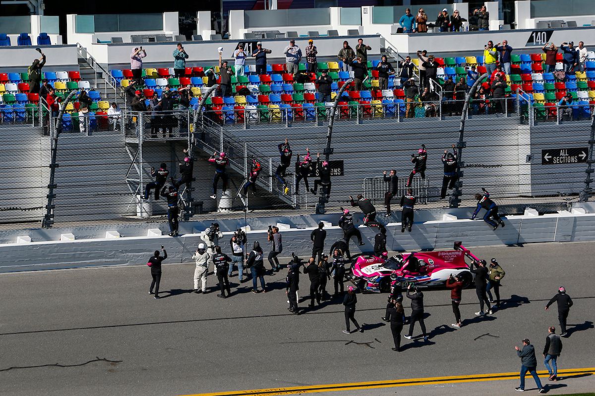 How Castroneves Put On His Spider-Man Act After Rolex 24 At Daytona Win