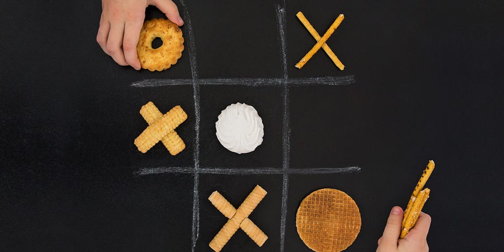 Yellow, Font, Biscuit, Symbol, Finger food, Baked goods, Food, Play, 