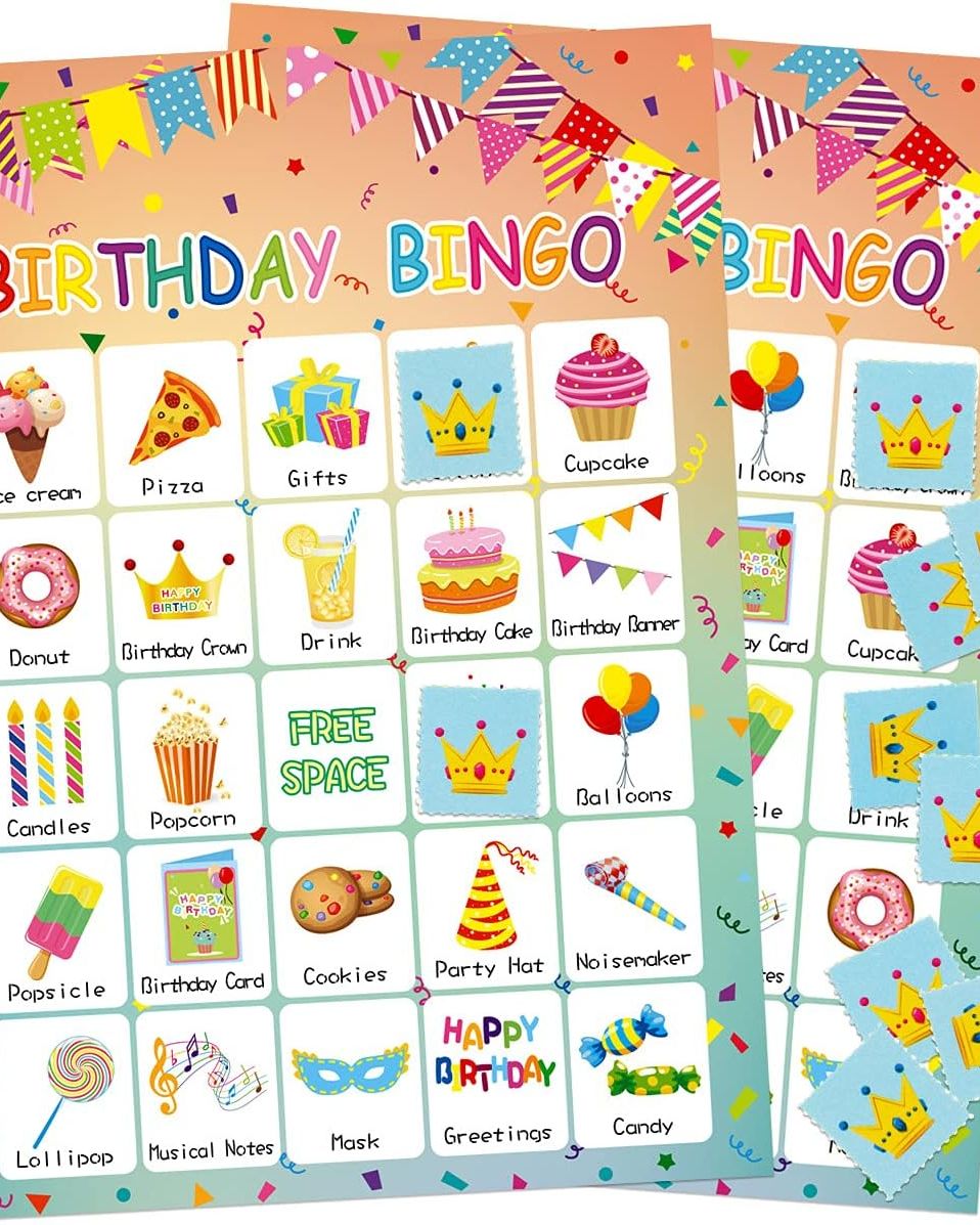 birthday bingo cards