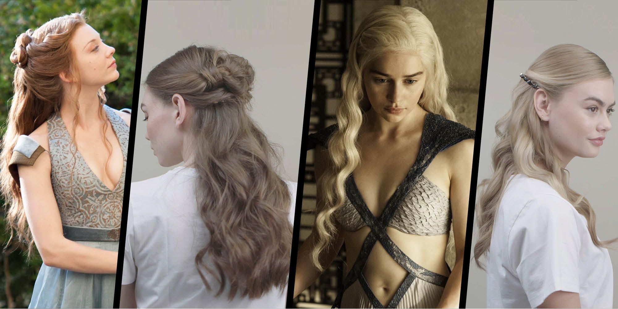 Daenarys Targaryen Inspired Hairstyle  Game Of Thrones Hair Tutorial   YouTube