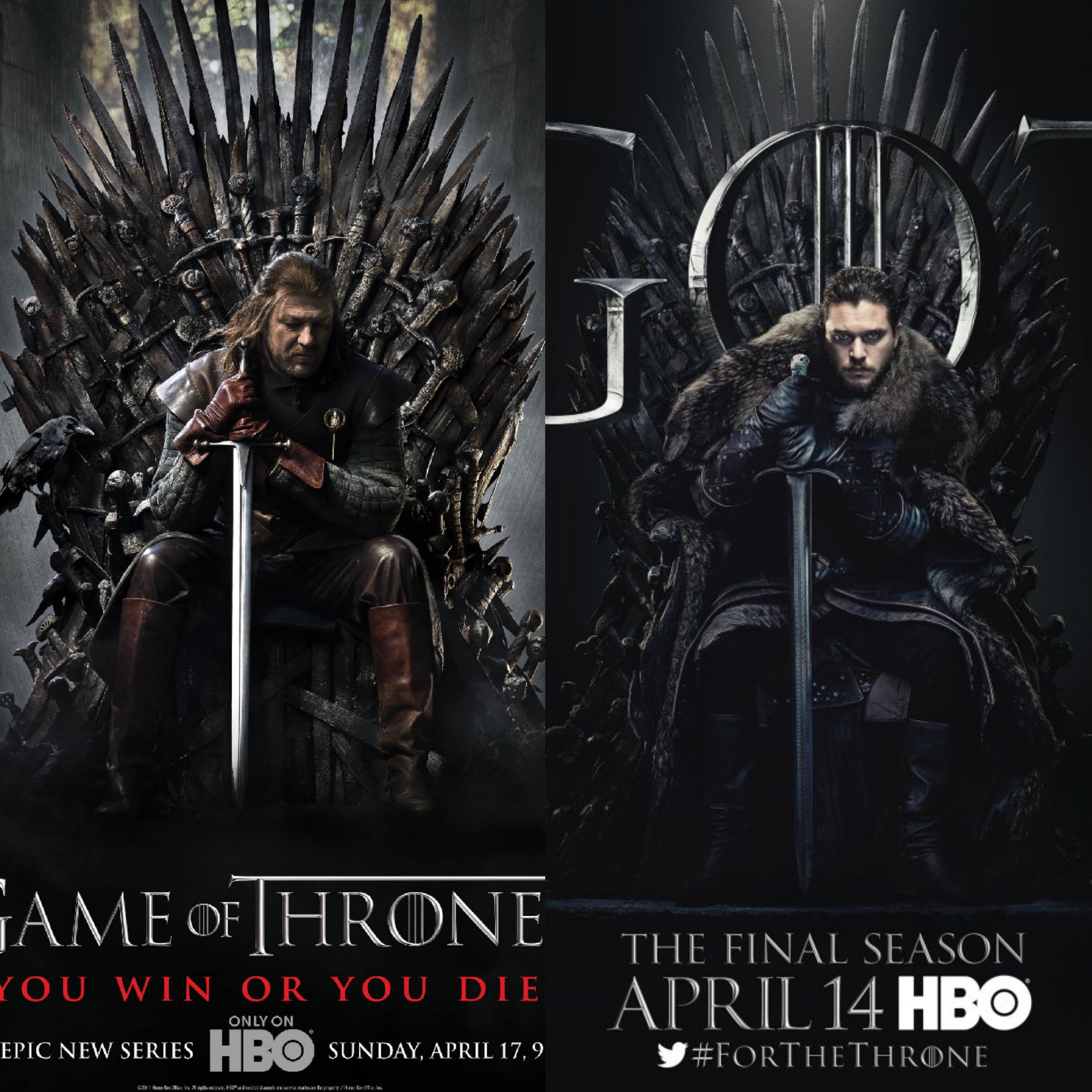 ALL Game of Thrones Official Posters Season 1-8 😎 #GameofThrones #GoTS8  #gameofthronesseason8…