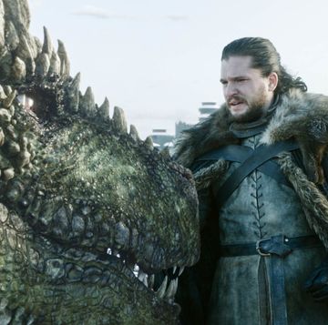 Game of Thrones season 8 episode 1: Jon Snow with dragon