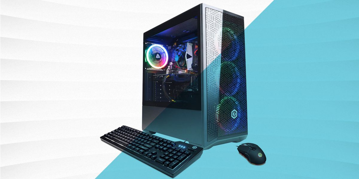 gaming pc with keyboard and mouse
