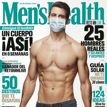juan cañadas, ganador del reto mh live en portada de men's health