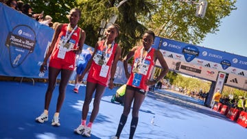 las ganadoras del maratón femenino de madrid 2025