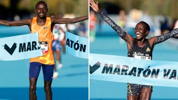 lawrence nancy jelagat y nancy jelagat, ganadores del maratón de valencia 2021
