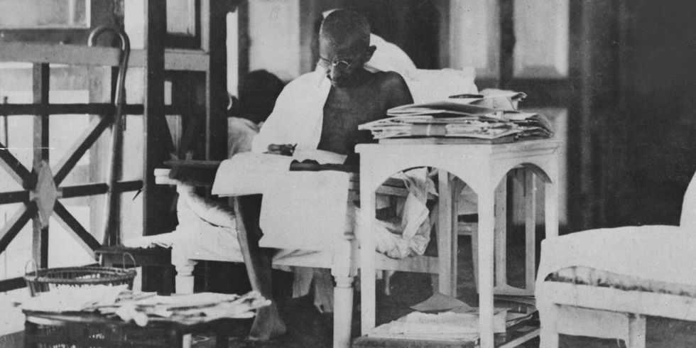Gandhi At Home
