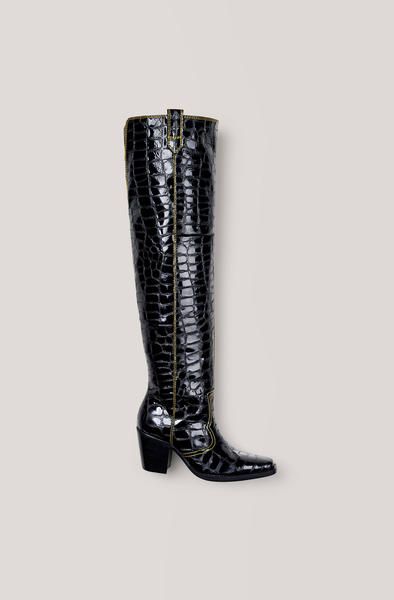 Footwear, Boot, Riding boot, Knee-high boot, Shoe, Rain boot, Cowboy boot, High heels, Durango boot, 
