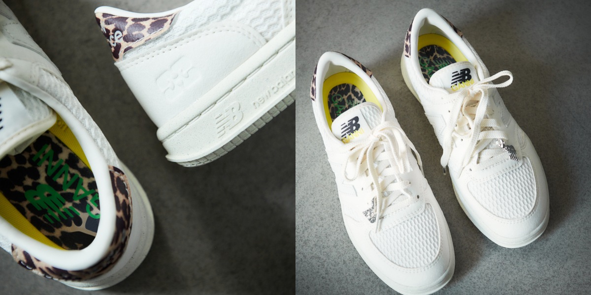 完売間近★GANNI NEW BALANCE コラボ スニーカー T500 ヒョウ柄 ガニーxニューバランスによる最新コラボモデル T500が登場