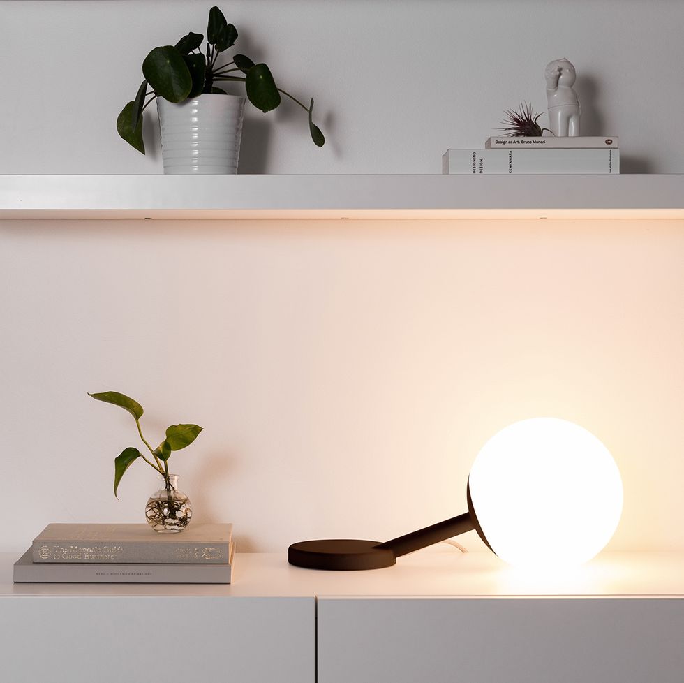 gantri 3d-printed float table lamp wall light