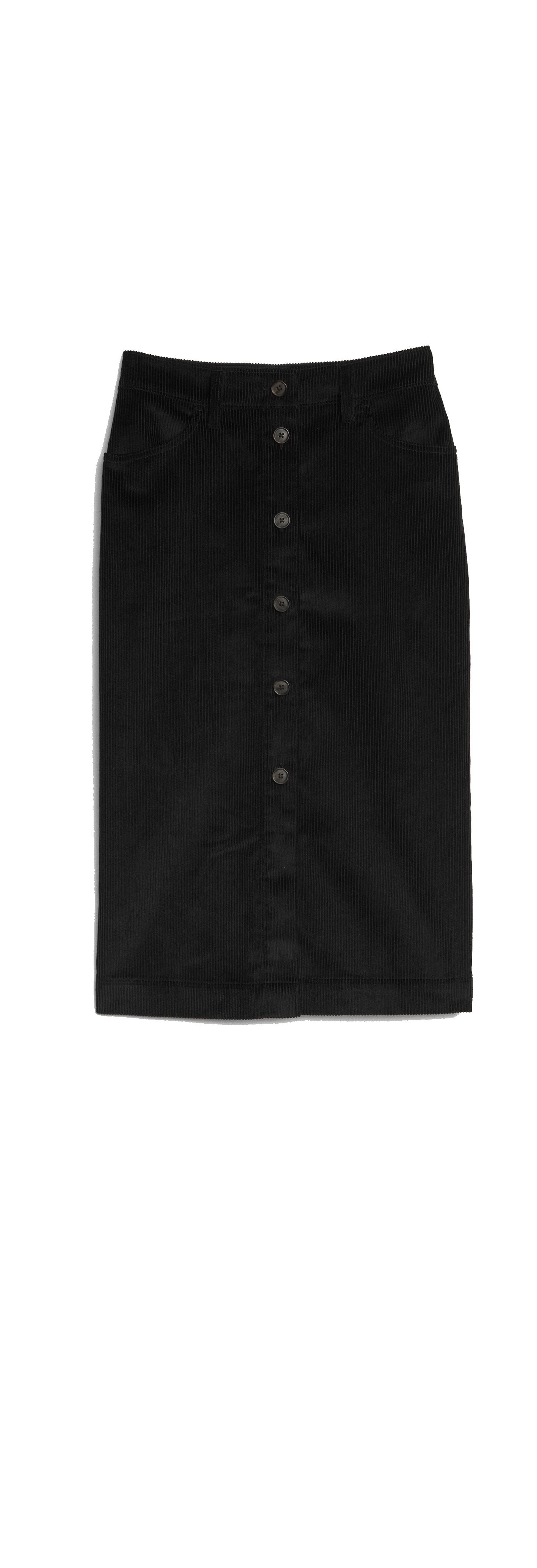 Black corduroy hotsell skirt 9mm