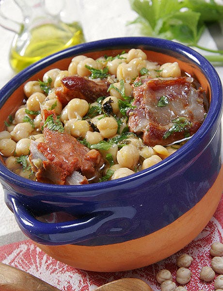 garbanzos con costillas