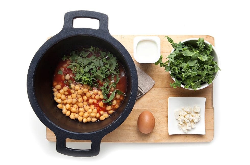 receta de garbanzos con kale