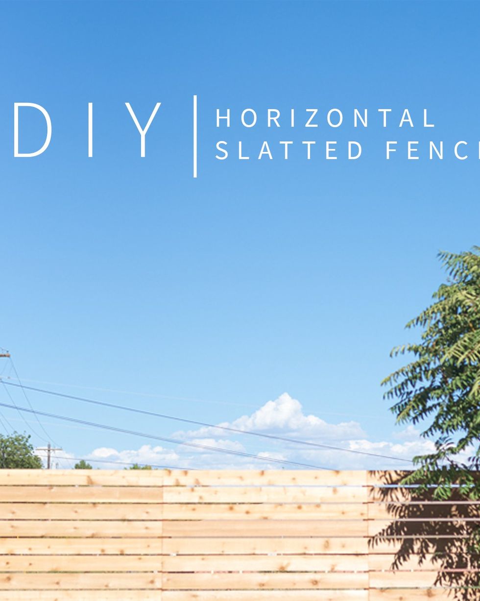 garden fence ideas horizontal slatted wood fence