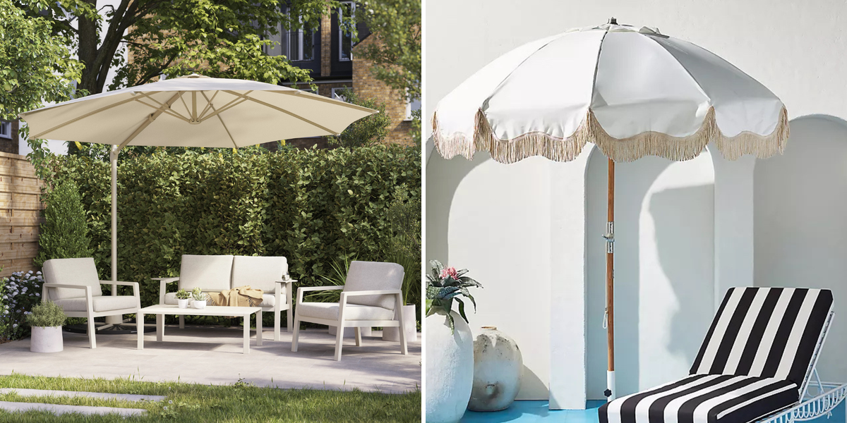 Best Garden Parasols 2024 Tilted Parasols Wall Mounted Parasols