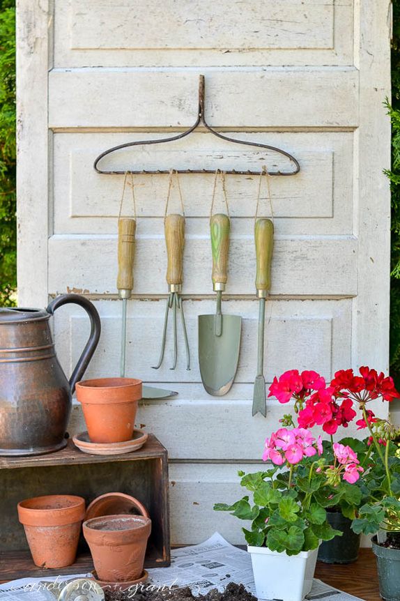 garden tool storage small backyard ideas diy