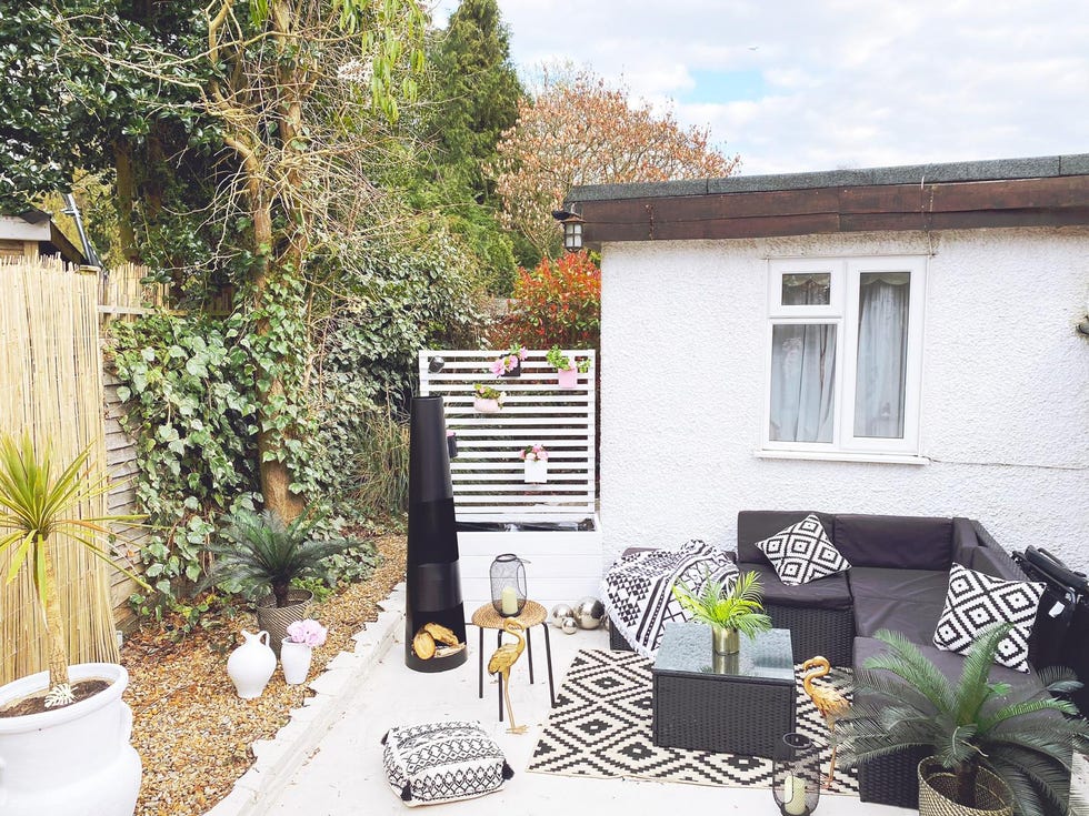 mum transforms garden